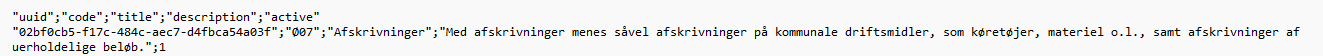 Handlingsfacetter eksempel