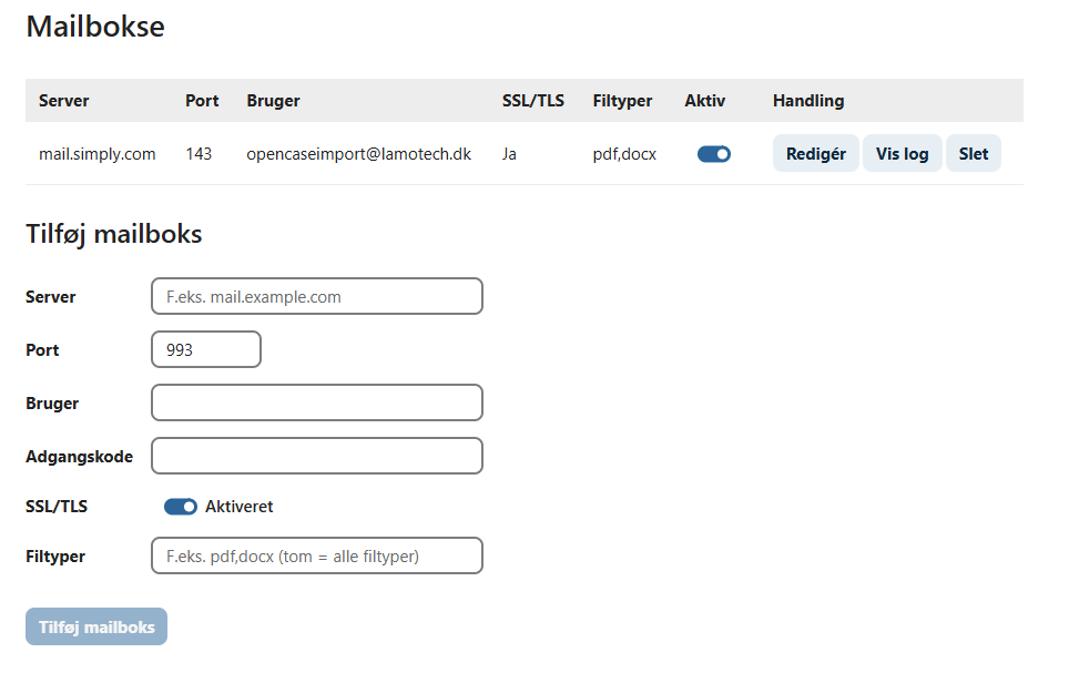 Import mapper