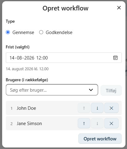 Tilføj deltagere