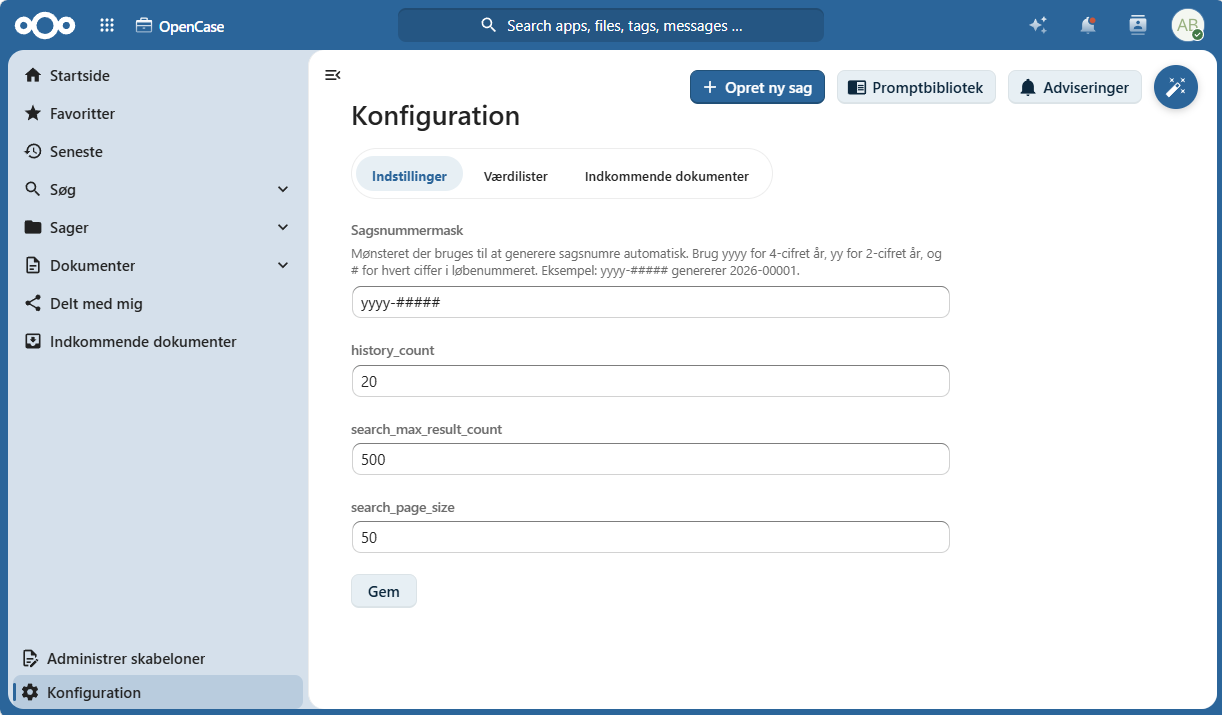 Konfiguration