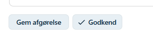 Godkend aktindsigt