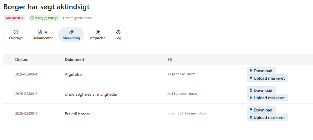 Vurder dokumenter